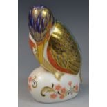 A Royal Crown Derby paperweight, Kingfisher,