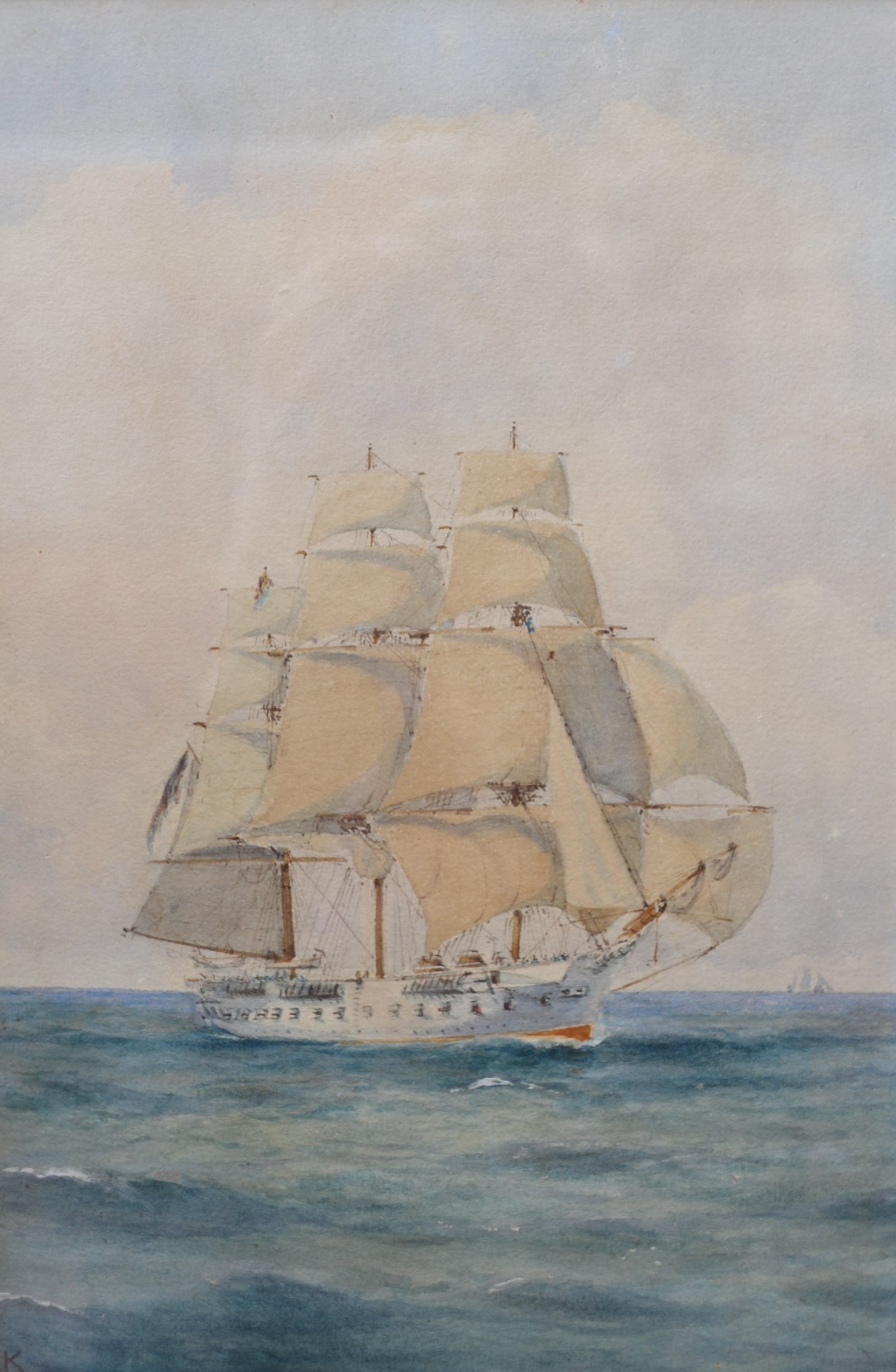 Lieutenant W.R. Kennedy RN (Marine Artist, exh.