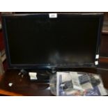 A Samsung UE22D5000 22" widescreen full HD 1080p LED television,