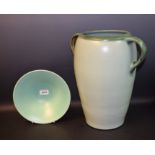 Ceramics - a large Bourne Denby amphora shaped vase,