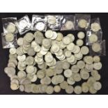 Coins - UK coinage, assorted florins, .