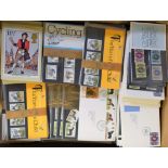 Stamps - a quantity of First Day Covers and postcards,