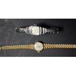 A Rotary 9ct gold ladies fancy link bracelet watch, 18.