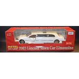 A 2003 Lincoln Town Car limousine, Sun Star, die cast model,