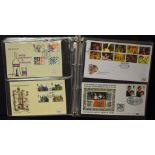 Stamps - GB first day covers in album,