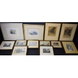 Pictures and Prints - a collection of eight Nottingham topographical prints;