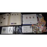 Stamps - large box of stamp material, albums, loose FDC, Royalty albums,