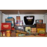 Advertising Tins and Boxes - Salmon and Glucksteins Life Boat Navy Cut; others, Players Gold Leaf,