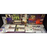 Stamps - GB collection in large box, with Windsor album, first day covers in albums and loose,