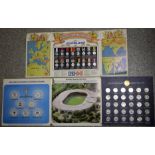 Medals and Medalets - 1970's Petrol station commemorative medalet sets: Esso FA cup centenary