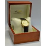 A Rotary 9ct gold gentleman's wristwatch,