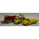 Dinky Supertoys Foden Trump Truck with Bulldozer Blade; a Marrel Multi Bucket Unit;