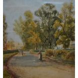 English School (19th century) Welcome Home, Returning on the Country Lane indistinctly signed,