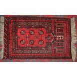 Carpets - a Persian style woollen rug,