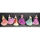 A Royal Doulton figure, Emily, Pretty Ladies series, Figure of the Year 2006, boxed; others,