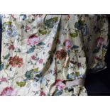 Textiles - GP and J Baker curtains, Rambling Flora, 1987,