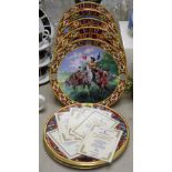 Royal Doulton Collectors' Gallery Edition plates, British Heroes series,