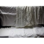 Textiles - including vintage linen, cotton sheets,