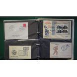 Stamps - an album of covers and souvenir sheets,