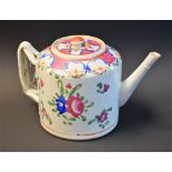 An 18th century Chinese Export famille rose porcelain teapot,