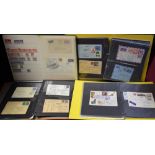 Stamps - five albums of stamps and postal history - country collections for Egypt, Germany, Poland,