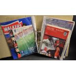 Football Programmes - a file of programmes for International matches at various levels,