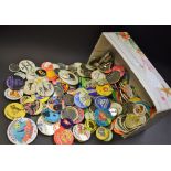 Pin Badges - late 20th century including advertising, souvenir, pop,