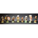 A Beswick eight piece Promenade Band, comprising John, PP1, Matthew, PP2, David, PP3, Andrew, PP4,