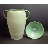 Ceramics - a large Bourne Denby amphora shaped vase,