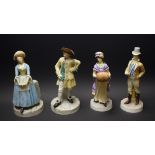 A Royal Worcester figure, The Gallant, The Hadley Collection, printed marks; others,
