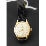 A 9ct gold lady's Omega wristwatch