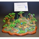 A Danbury Mint The Hundred Acre Wood sculpture model,