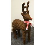 Christmas Decorations - a large woven Reindeer, 250 adjustable exterior L.E.