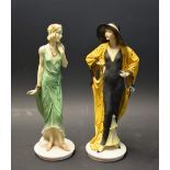 A Royal Doulton Classique figure, Annabel, CL3981; another, similar, Faye,