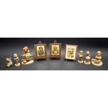 Goebel Hummel ceramic figures including At Play, My Best Friend, Pretty Please, Just Resting,