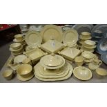 A Mason's Oak pattern dinner and tea service, comprising plates, tureen, jugs, cups and saucers,