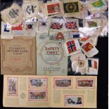 Cigarette Silks and Cards - Territorial Badges; Regimental Badges; Flags of the World; others,