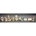 Beswick Beatrix Potter ceramic models including Mrs Tittlemouse, Hunca Munca, Lady Mouse,