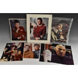 Star Trek - a double signed photograph, William Shatner, Leonard Nimoy, 20cm x 25cm,