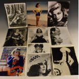Female screen icons - signed photographic images and others: Jane Russell,