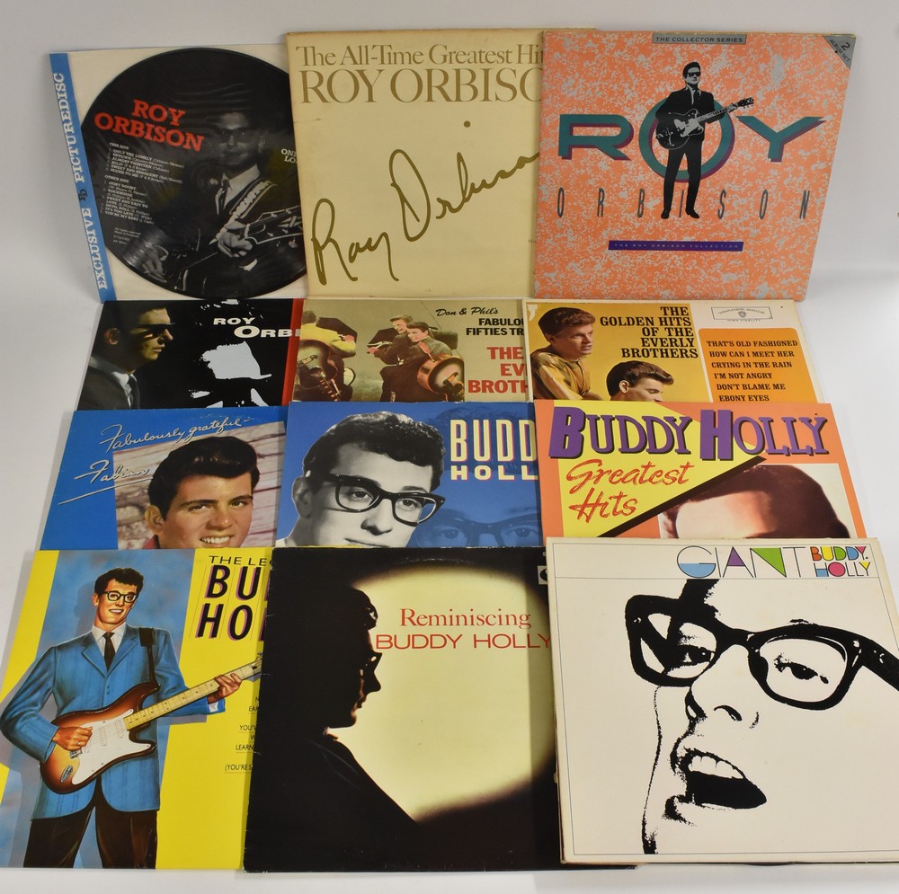 12" Vinyl LPs mainly American 50's & 60's Pop and Rock 'n' Roll including Roy Orbison;