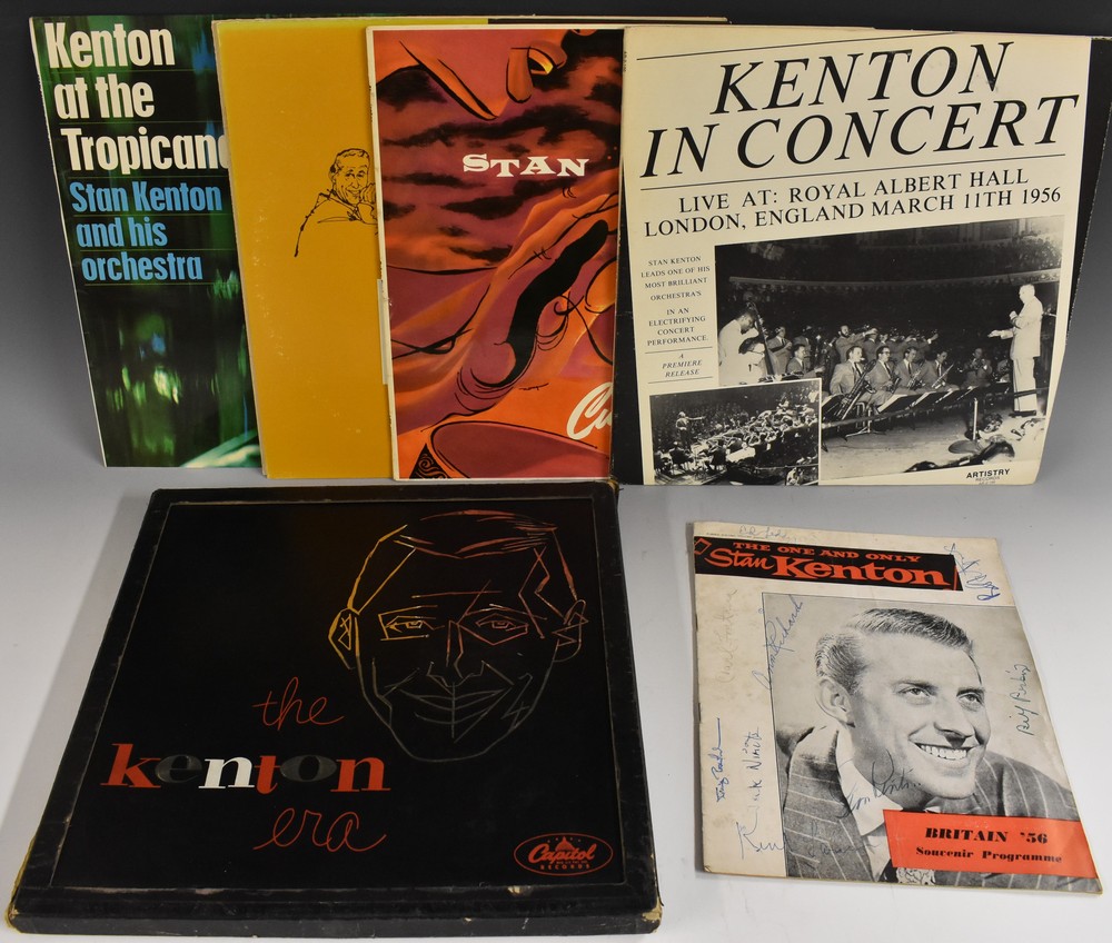 Autographs; Stan Kenton and his Orchestra, a signed programme from his 1956 UK tour,