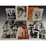 Female screen icons - signed photographic images and others: Gracie Fields; Debbie Reynolds;
