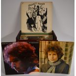 12" Vinyl LPs American Folk and Folk Rock: Bob Dylan; Tom Paxton; Peter Paul & Mary; Joan Baez;