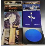 Vinyl Records - albums and 12" singles 1960's and later, inc Queen Rainbow, Status Quo, New Order,