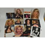 Autographed photographic images and others, popular female artists to include Atomic Kitten,