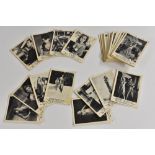 A set of 60 James Bond black and white photographic chewing gum cards, Bond Girls and others,