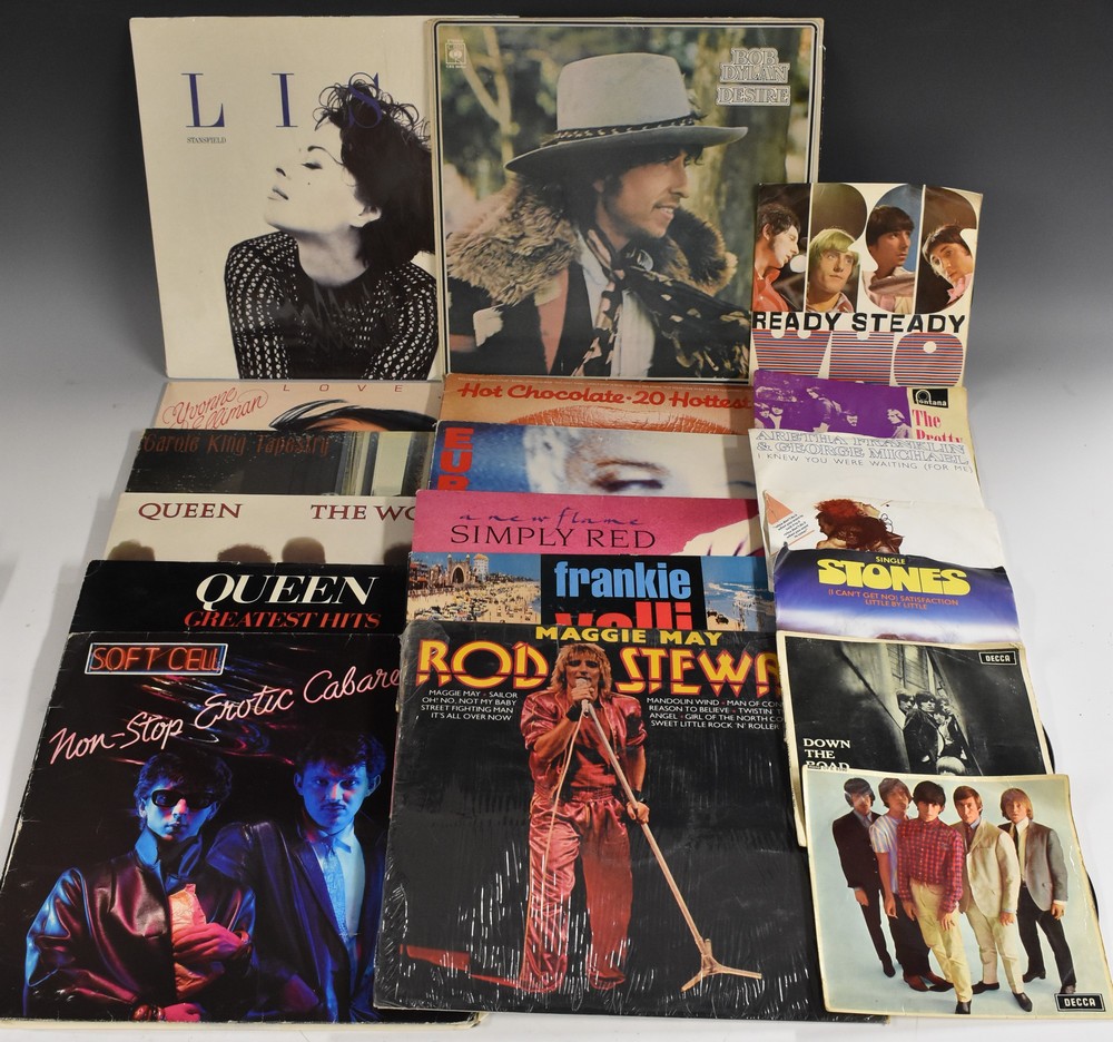 Records - 45s including Rolling Stones; The Lotto; 60's,