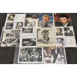 Autographed photographic and other images, male actors to include Tony Curtis, James Mason,