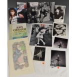 Political, literary and other autographed photographic images,